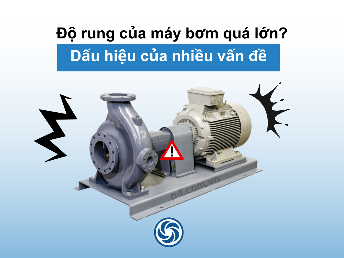 Độ rung của máy bơm quá lớn? Dấu hiệu của nhiều vấn đề